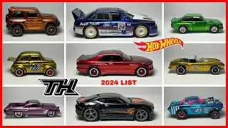 HOT WHEELS 2024 Super Treasure Hunt List - So Far!