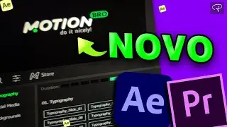 Novo MOTION BRO para AFTER EFFECTS e PREMIERE 2024