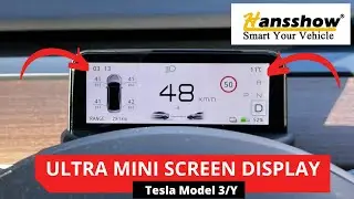 Tesla Model 3/Y: Hansshow Ultra Mini Display Screen v3