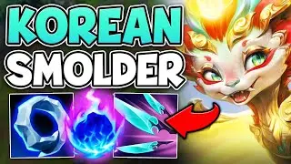 THIS NEW KOREAN SMOLDER BUILD IS 100% AMAZING AND I SHOW YOU WHY (PENTAKILL!)