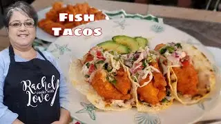 FISH TACOS | Best Seasoned Batter | Delicious Pico De Gallo/Slaw ❤