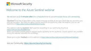 Azure Sentinel webinar: Deep dive into Azure Sentinel innovations for RSA 2021