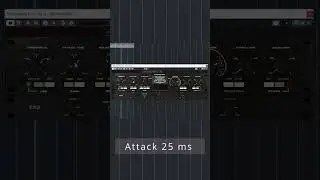 How Compressor Attack Affects Sound and Transients #shorts #compressor #tutorial