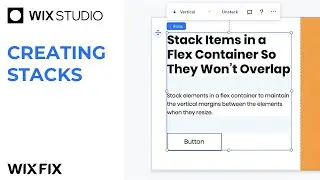 Stacks in Wix Studio | Wix Fix