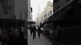 Прогулки по пятой авеню в Нью-Йорке