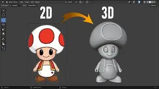 Blender Image to 3D Model - Beginner Tutorial