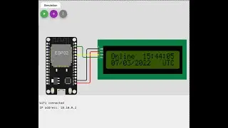 NTP Client Simulation Using ESP32