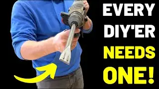 Need A Jackhammer?? Try This Tool + Bit Combo Instead!! (Hammer Drill + Viper Chisel Bit!)