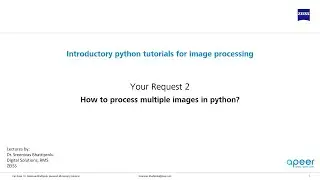 YR2 - How to process multiple images in python?