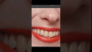 Teeth whitening in photoshop 