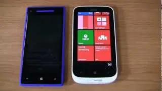 HTC Windows Phone 8X vs. Nokia Lumia 822 Dogfight Part 1