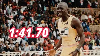 Historic! Men's 800m Final || Wanyonyi WORLD RECORD Miss || Olympics Trials 2024