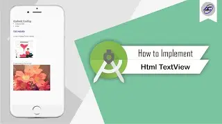 How to Implement Html TextView in Android Studio | HtmlTextView | Android Coding