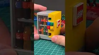 Working Lego Soda Vending Machine #lego