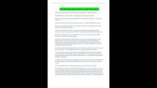 Citi Exams Questions And Answers Latest Update With Complete Solution pdf