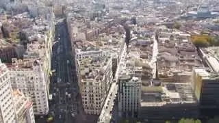 Vistas de Madrid desde la planta 32 de la Torre de Madrid