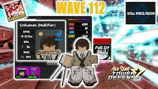 Wave 110+ Extreme Infinite Mode Ft. 6Star Dazai | EXP/DMG/Kills Farm | All Star Tower Defense.