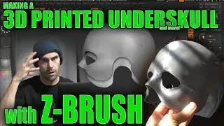 Creating a 3d printed costume underskull with zbrush (plus some bonus features)