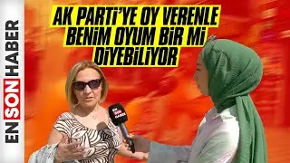 Muhalif kadın, AK Parti'ye oy verenleri hedef aldı