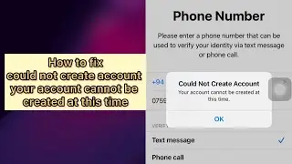 Apple ID Cannot Be Created at This Time - easy Troubleshooting Guide