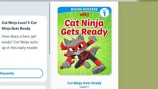 Cat Ninja | Gets Ready | Rising Readers | Read Aloud | Books for kids | Level 1 | Storytime | Bedtim