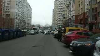 На пути к жилому массиву Райдужний