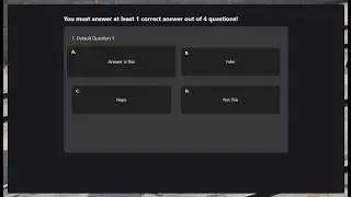 FiveM Quiz or Questionare Script