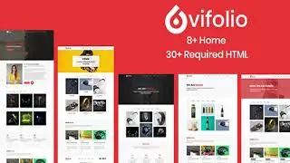 Vifolio - Creative Minimal Portfolio Template | Themeforest Website Templates and Themes