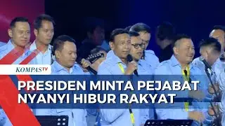 Menteri Naik ke Panggung dan Bernyanyi di Deklarasi Gerakan Solidaritas Nasional