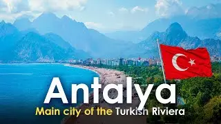 Antalya — the best resort on the Turkish Riviera. 2200 years of history. Walk around city Turkey.