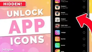 How to change Instagram App Icon - Secret Instagram Update! 🤫