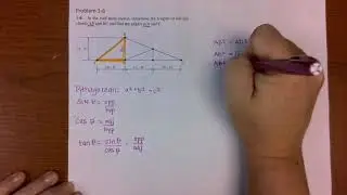 Right Triangle Trig Word Problem Part 1