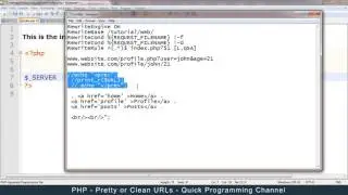 PHP - How to get pretty or clean urls/links using HTACCESS - Full Tutorial[Part 1 of 2]