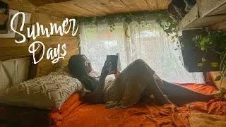 Slow Summer Days Living in a Van by the Sea (Van life Vlog)