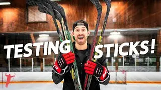 Testing The Most Expensive Hockey Sticks 🏒