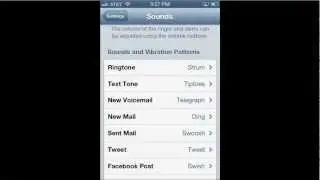 How to change the ringtone on an iPhone