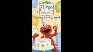 Elmo's World: Birthdays, Games & More! (2001 VHS) (Higher Quality)