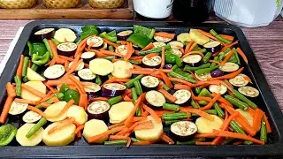 Grilled Vegetable Salad Recipe | Quick & Easy Egg Salad With Unique Dressing | Roasted veg salad