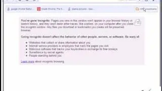 The Google Chrome Browser  Part 7  Incognito Browsing