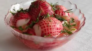 МАРИНОВАННЫЙ  РЕДИС БЫСТРОГО И ПРОСТОГО ПРИГОТОВЛЕНИЯ ✔PICKLED RADISH