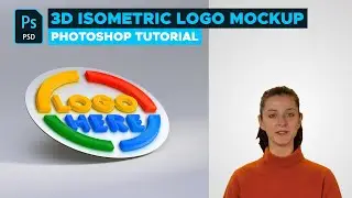 3D Isometric Icon Logo Mockup Tutorial in Adobe Photoshop