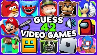 Guess the Game by Song 😃🎵 Poppy Playtime, Minecraft, Fnaf, Zoonomaly, Angry Birds, Mario