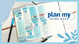 Plan My Work Week 💙👩🏼‍💻