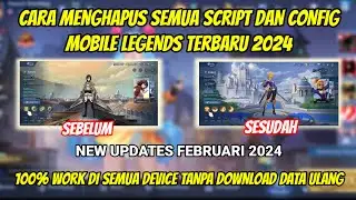 HOW TO DELETE ALL MOBILE LEGENDS SCRIPTS LATEST 2024 | SCRIPT HOW TO DELETE ML