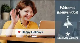 Happy Holidays from Blue Star Careers!