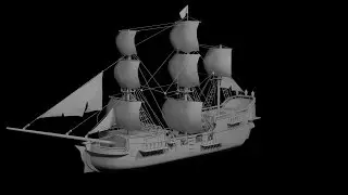 Modeling Pirate ship 3ds max tutorial part - 1