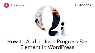 Create an Icon Progress Bar Using Elementor Addons in WordPress
