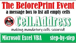 Run cell address as variable in Excel VBA