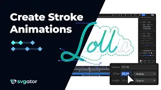 Create Stroke Animations | SVGator