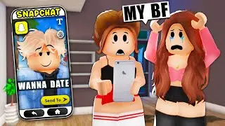 I Caught ONLINE DATERS CHEATING in Roblox Snapchat!